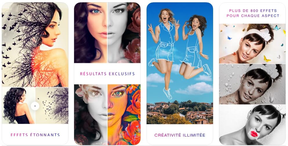 Photo Lab meilleures applications ios et Android