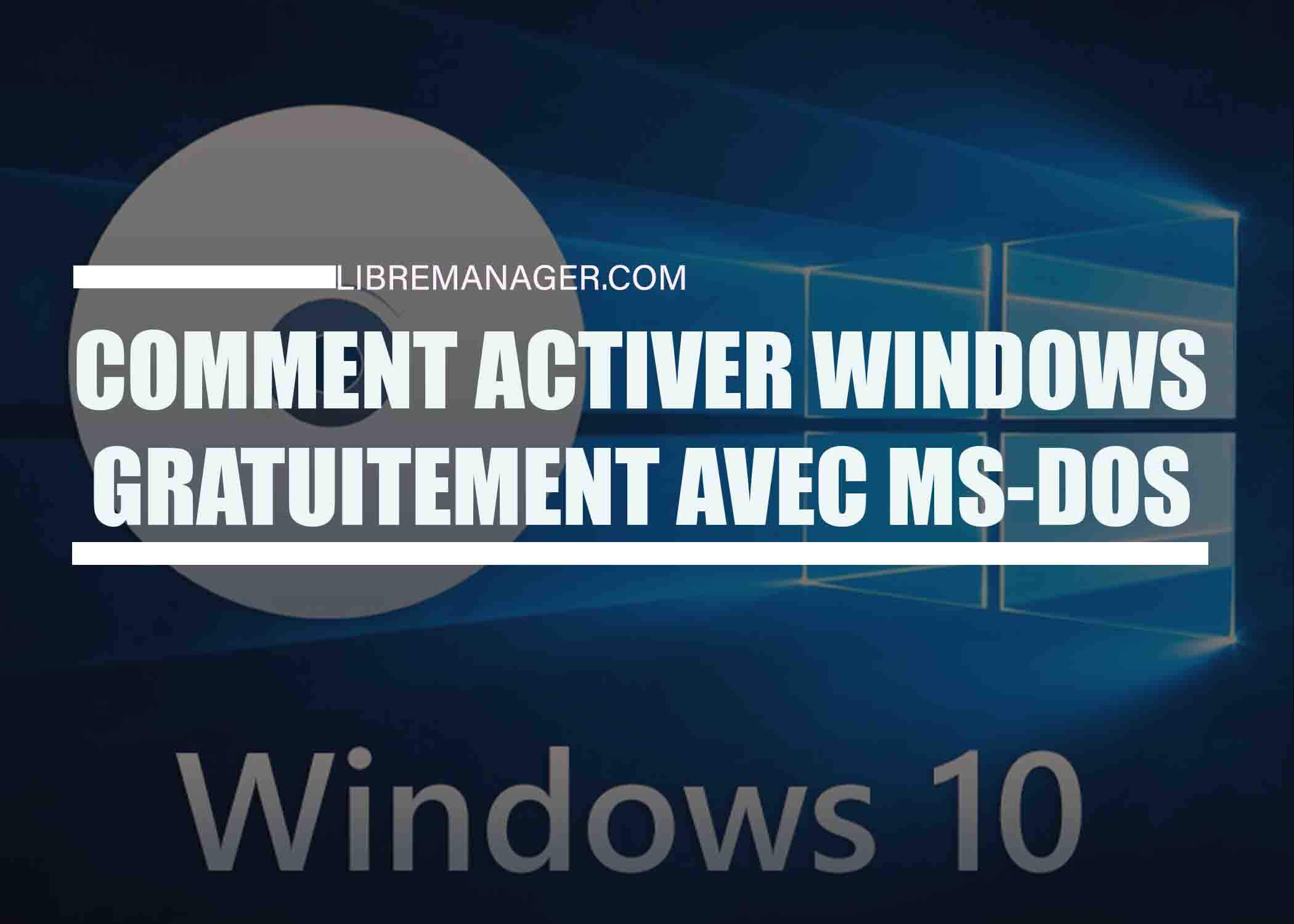 Activer Windows sur Libremanager