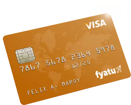 Une carte visa virtuelle Fyatu