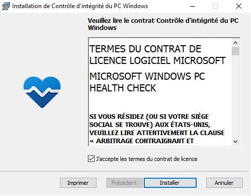 Télécharger PC Health Check pour Windows 11