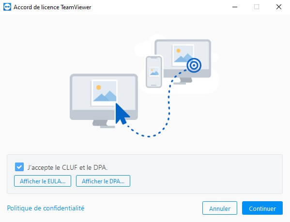 Télécharger TeamViewer sur Libremanager