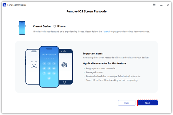 Remove iOS Screen Passcode